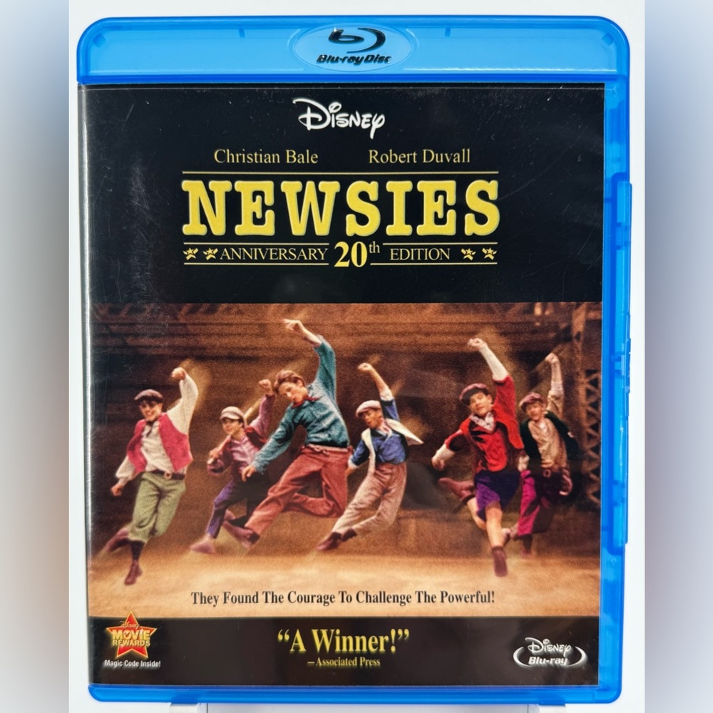 Newsies 20th Anniversary on Blu-ray.